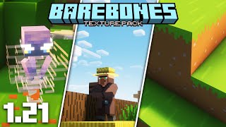 Bare Bones Texture Pack for Minecraft 121  How to Download amp Install Trailer Pack [upl. by Cathey563]