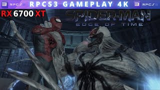 SpiderMan Edge of Time PC Gameplay Test  RPCS3 PS3 Emulator  4K  RX 6700 XT RYZEN 5 5600X [upl. by Murtagh]