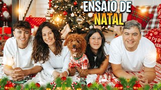 Nosso Primeiro ensaio de Natal na Casa Nova  Família Maria Clara e JP [upl. by Nahseez]