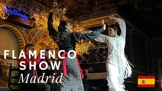 Flamenco show in MADRID  Spain 2022  4K [upl. by Nollahp]