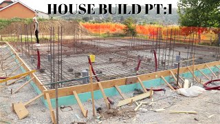 Finally I started building my own house Pt1 foundations and concrete slab [upl. by Niltac]