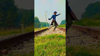 Train 🚃 horn viralvideo shortvideos train comedyvideos gurushort [upl. by Atat266]