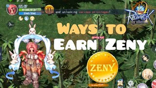 HOW TO FARM ZENY  THE RAGNAROK SEA [upl. by Erodisi]