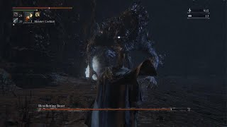 Bloodborne Pthumerian Ihyll Chalice Headless Bloodletting BeastParasite Boss Fight [upl. by Alyks]