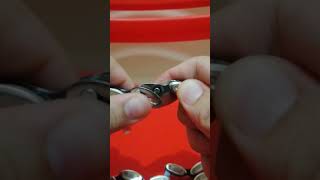 Olive chain link Removal and installation without a tool [upl. by Ermina]