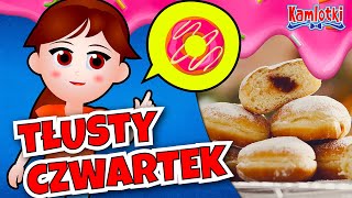 🍩 Tłusty Czwartek – film edukacyjny dla dzieci 🍩 Pączki i historia Tłustego Czwartku [upl. by Eniretac]