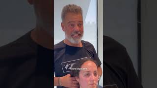 Transformando el cabello rizado con un buen corte y color ❤️peinado estilista peluqueraestilista [upl. by Araik]