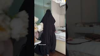 Niqab part 1hijab islam islamicvideo niqab hijabstyle follow mashallahماشاءالله [upl. by Gayn]