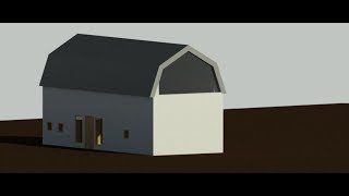 REVIT HOW TO mansard roof french roof curb roof easy tutorial REVIT s019 [upl. by Coheman]