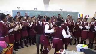 9th Grade Choir at Percy Mdala Knysna South Africa [upl. by Tsai]