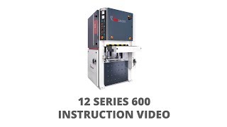 Timesavers 12 series 600 Machine operating instruction video [upl. by Kcirrez]