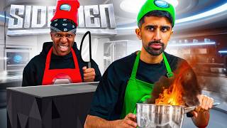 SIDEMEN AMONG US COOKING CHALLENGE [upl. by Dnomde]