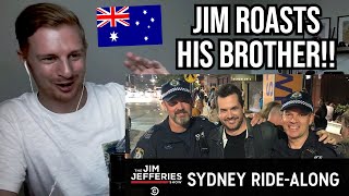 Reaction To Jim Jefferies Going on a Ride Along with the Australian Police [upl. by Kirby]