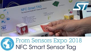 Sensors Expo 2018 NFC Sensor Tag [upl. by Shandee523]