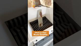 Mini Shredder for Light Metals minishredder smallshredder smallmetalshredder wasteshredder [upl. by Chancey809]