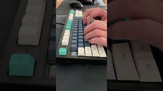 Gateron Frankenswitch  MK870 TKL  No Plate  Typing Test [upl. by Solracesoj]