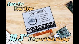 Waveshare 103inch EPaper EInk HDMI Display Interface 1872×1404 Pixels Support Raspberry PiPC [upl. by Eiderf]