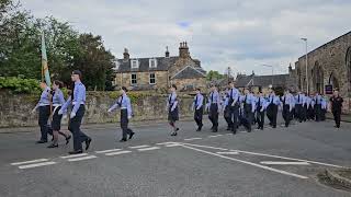 Just Brass Penicuik Hunter and Lass Parade 2024 [upl. by Kohler]