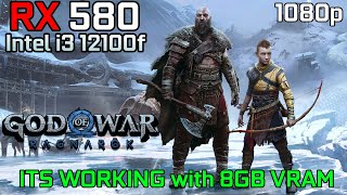 God of War Ragnarök  RX 580  1080p  Medium Settings  i3 12100F [upl. by Inahet59]