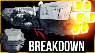 Dreadnaughtclass Heavy Cruiser COMPLETE Breakdown Star Wars Ships [upl. by Rosa226]