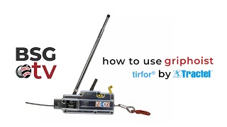 The Tirfor Griphoist might be the product you dont know you need [upl. by Adnuhsat]