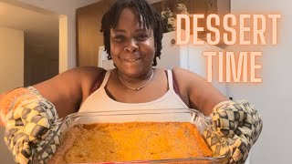 Baking With KarenPI Made Homemade Peach Cobbler [upl. by Zephan]