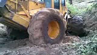 john deer skidder very stuck 1 [upl. by Hegyera62]