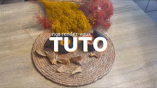 TUTO 53  Ma bougie chaudron magique Halloween [upl. by Basilio]