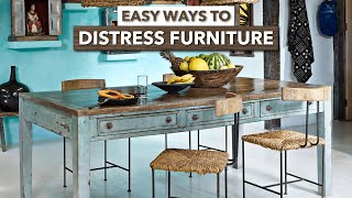 How To Distress Furniture [upl. by Teddie]