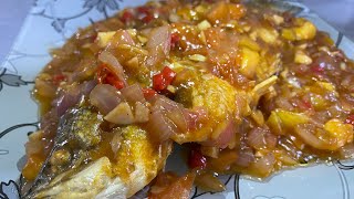 Resepi Ikan Siakap Masak Asam Jawa Ala Thai Rasa Pedas amp Masam Menggoda [upl. by Alisa207]