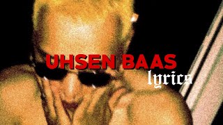 AMC  Uhsen Baas visual lyrics video [upl. by Pisano218]