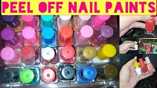 Best peel off nail polish 💅trendingshorts fashiontrends peeloff Life with Samra music [upl. by Esinej362]