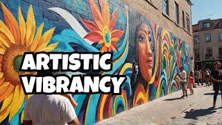 Creating a Vibrant Mural Transforming [upl. by Danie]