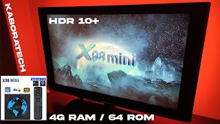 X98 Mini Smart TV Box Android 11  Review [upl. by Ellenig71]