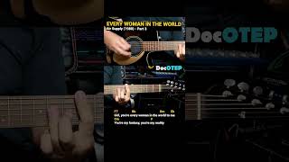 Every Woman In The World  Air Supply 1980 Easy Guitar Chords Tutorial with Lyrics Part 3 REELS [upl. by Gusba]