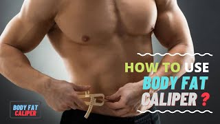 How To Use a Body Fat Caliper  Body Fat Caliper Measurement Set [upl. by Arze]