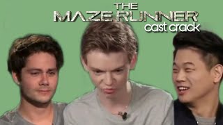 TMR CAST CRACK DURING INTERVIEWS  the maze runner cast [upl. by Franz973]