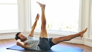 Exercises For A Flat Stomach  Yoga Dose [upl. by Esiuqram]