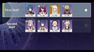 52 Abyss Floor 11 F2P 4Star Teams  Genshin Impact [upl. by Merilyn]