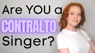 Are YOU an CONTRALTO Singer The LOWEST Female Voice Classification Explained In Simple Terms [upl. by Nahshu667]