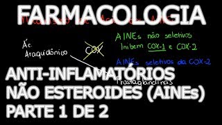 Aula Farmacologia  AntiInflamatórios Não Esteroides AINEs parte 1  Farmacologia Médica [upl. by Blumenfeld849]