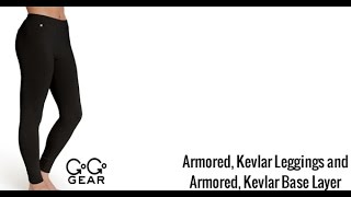 GOGO GEAR NEW ARMORED KEVLAR LEGGINGS DEMO [upl. by Glenine]