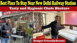 Best Budget Hotel To Stay near New delhi Station  paharganj Vlog [upl. by Adelheid]