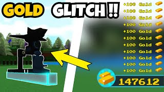 THE BEST GOLD GLITCH  Build a boat for Treasure ROBLOX [upl. by Joerg]