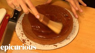 How to Make Austrian Sachertorte Part 3 [upl. by Gideon]