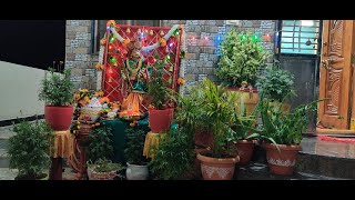 శ్రీ కృష్ణ జన్మాష్టమి అలంకరణ వీడియో  sri krishna janmashtami decoration video [upl. by Concha]