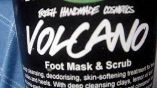 Lush Review Volcano Foot Mask [upl. by Sanford]