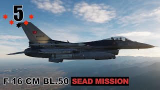 F16 CM BL50 SEAD MISSION 1  DCS [upl. by Lohse]