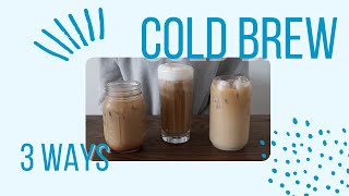 How to make Cold Brew and Iced Coffee at home ☀️🧊 [upl. by Atiken]