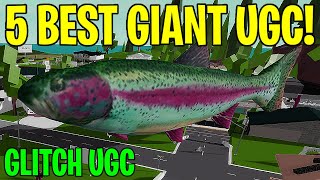 TOP 5 BEST GIANT UGC GLITCHBUG ITEMS IN BROOKHAVEN IDCODES ROBLOX [upl. by Pearson]